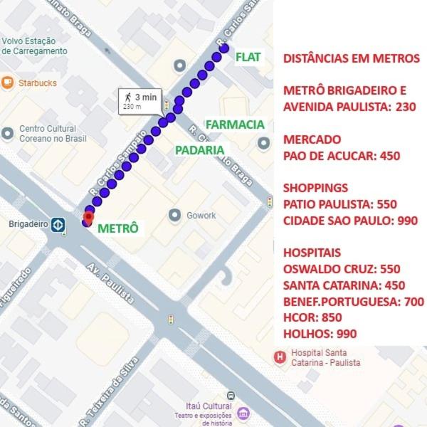 Sao Paulo Av Paulista Flat ate 4 pessoas 1 Garagem — foto 5
