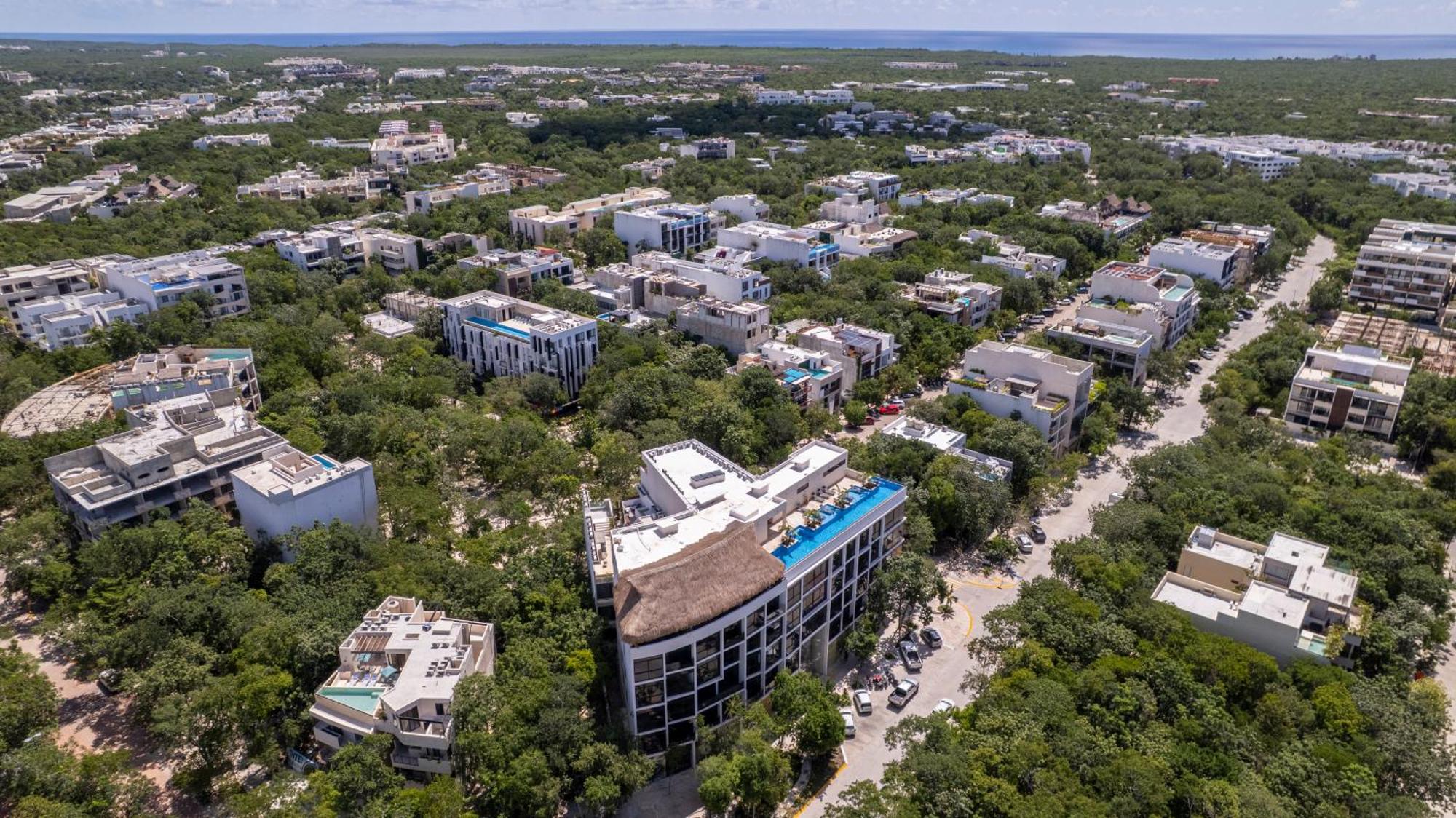 Infinity Pool Rooftop Luxury Studio Aldea Zama, imagen 2