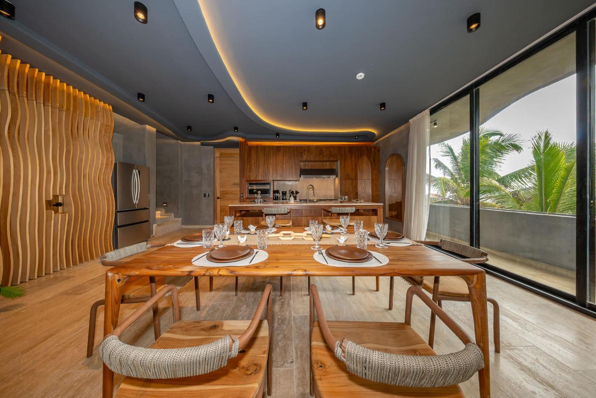 Oceanfront 4BR Duplex in Maiim Tankah with Pool , Spa & Gym, imagen 2