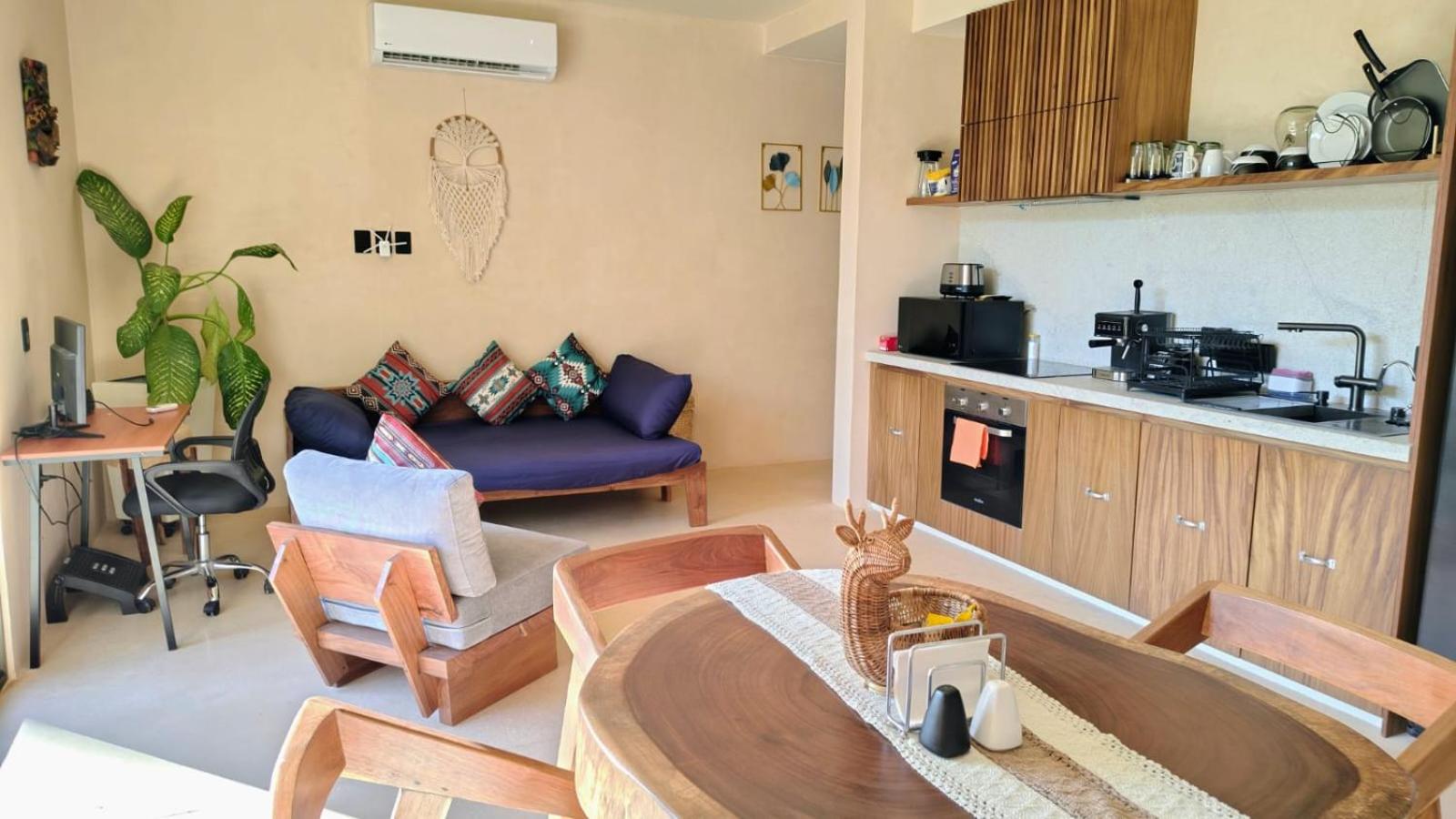 Chic apartment in Aldea Mayab with Lagoon access and private splash pool, imagen 4