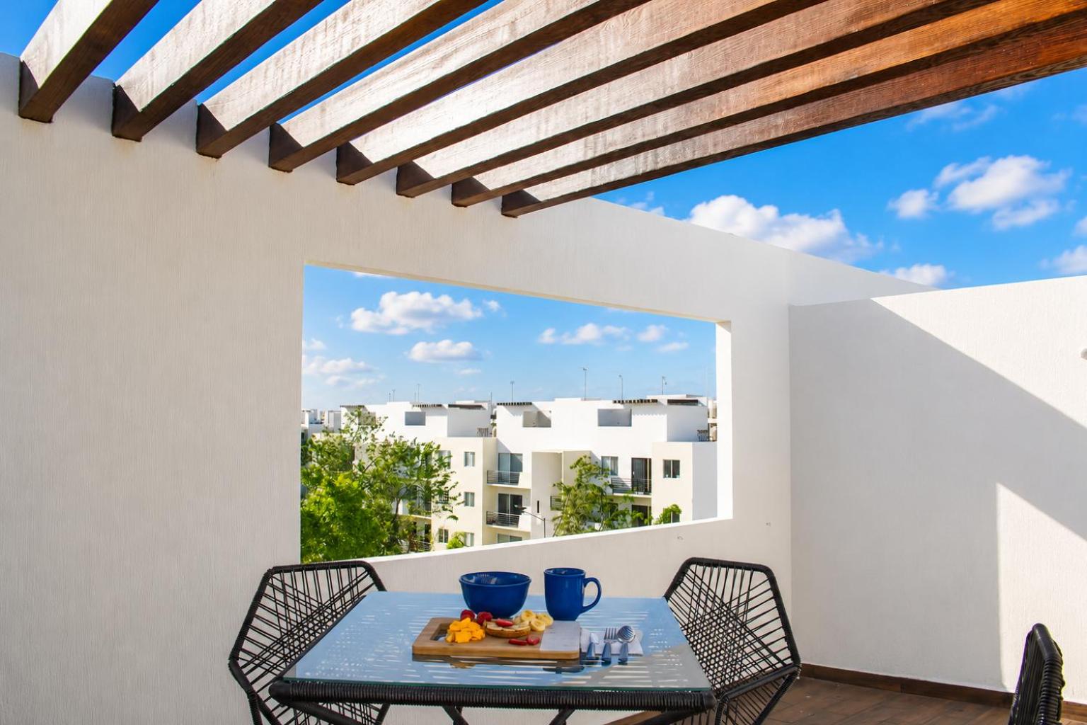 Kuxaan Cielo 3 Recámaras Alberca Terraza Privada Cerca de Xcaret, foto 11