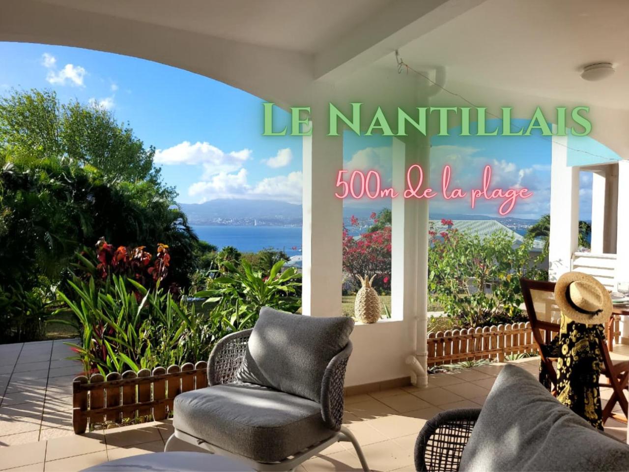 Le Nantillais vue mer A 500m de la plage