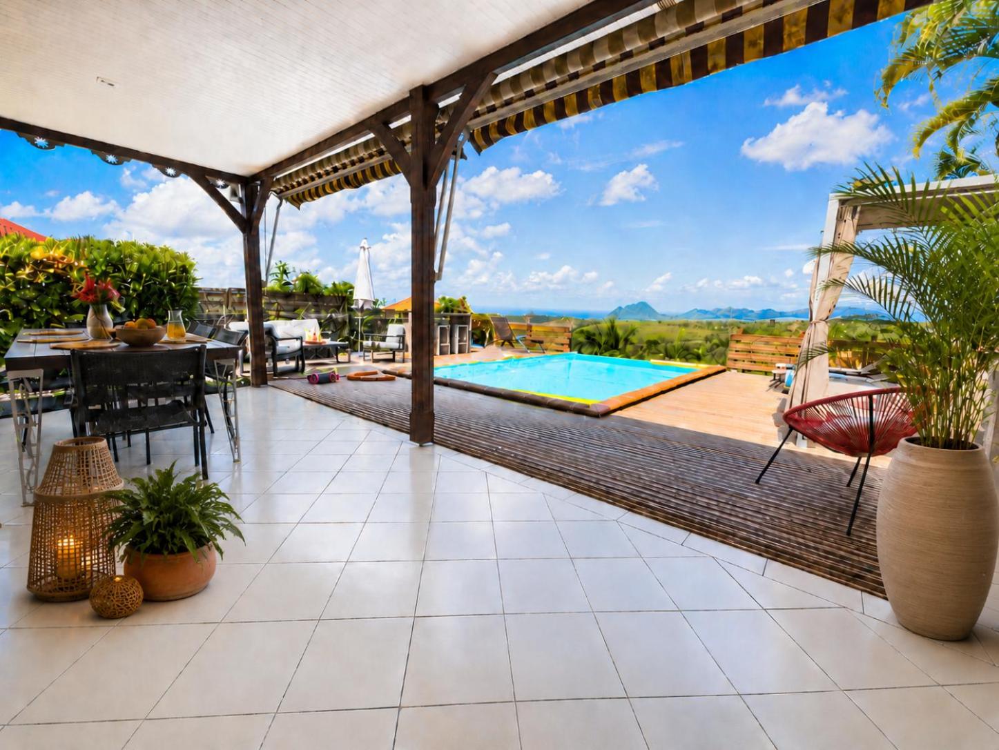 Sainte Luce_Villa_Piscine avec vue mer_wifi, imagen 2