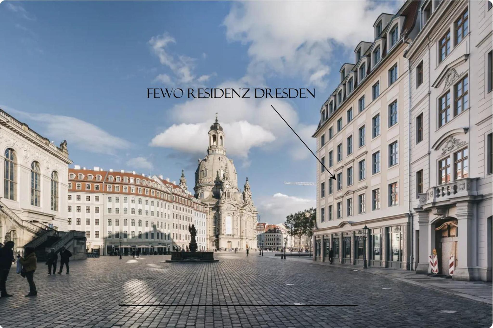 Apartment direkt an der Frauenkirche, Jüdenhof, FEWO-Residenz-Dresden