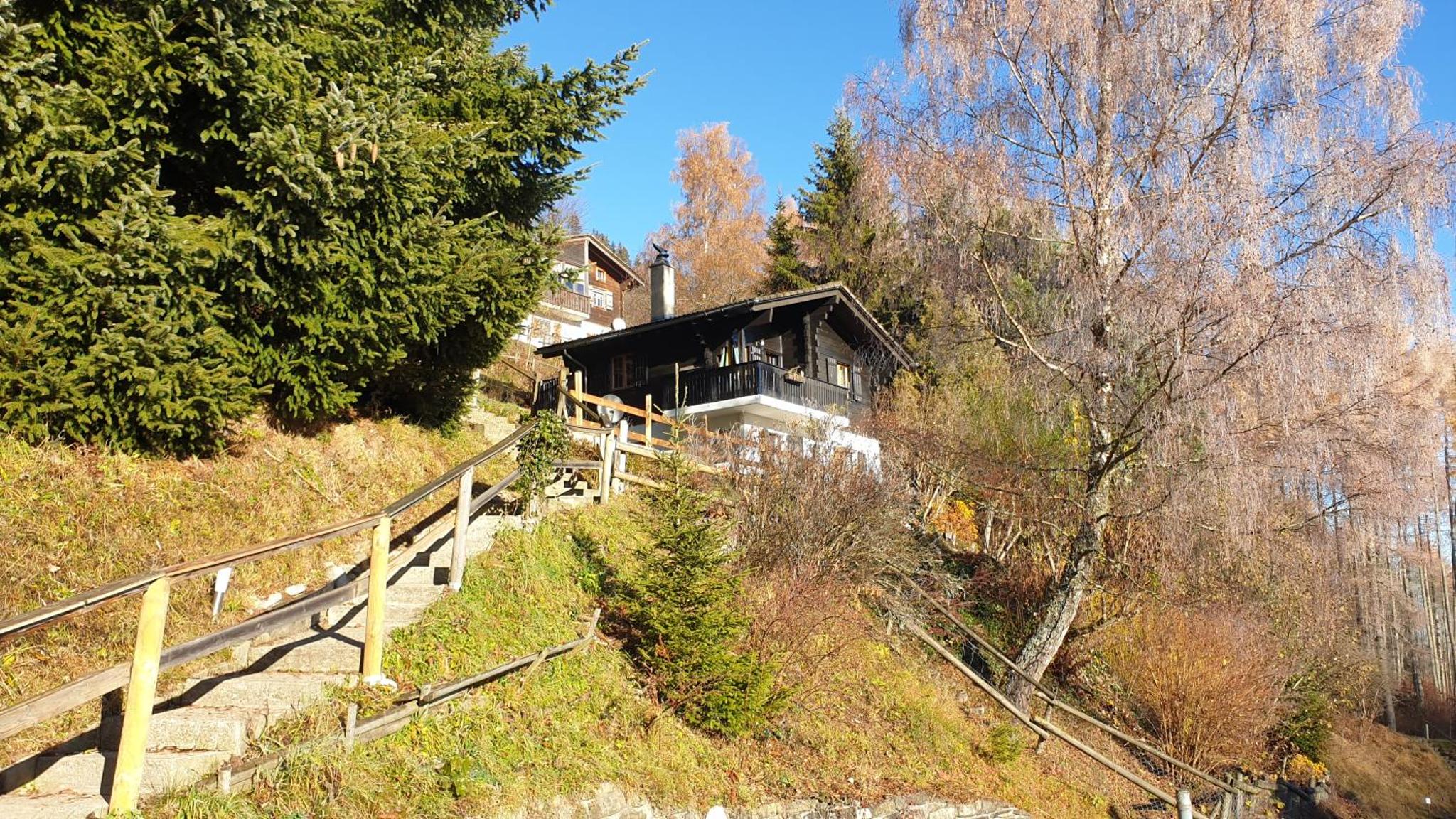 Charming chalet with panoramic view and private garage in Gruyère