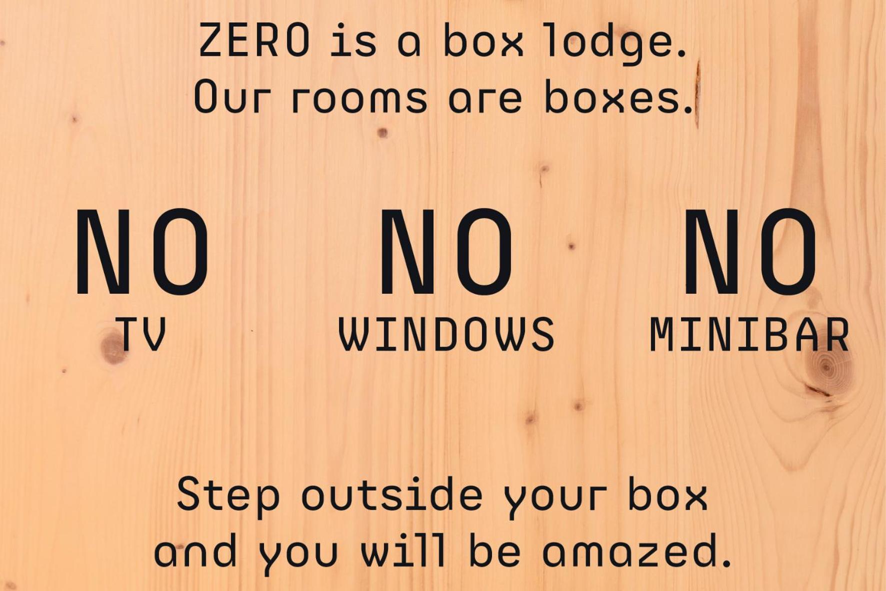 Zero Box Lodge