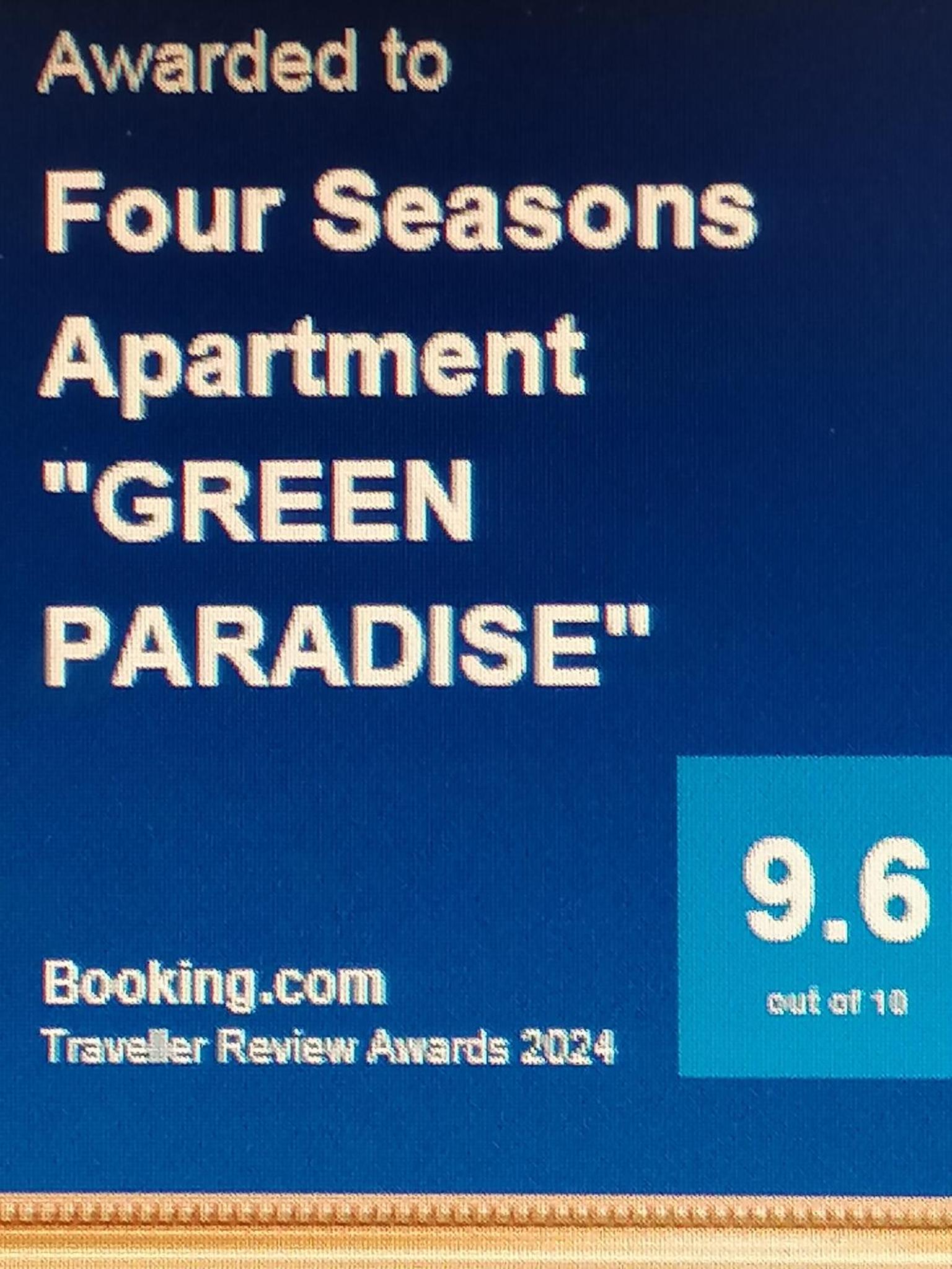 Four Seasons Apartment "GREEN PARADISE