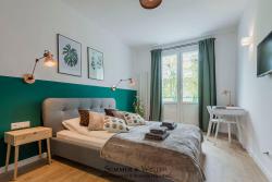 noclegi Gdańsk Family Luxury Green Apartment 1-6, 2 sypialnie i studio, 52 m2, SUMMERWINTER Brand