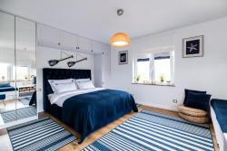 noclegi Rowy BLUE MARINE APARTAMENT 19 z Tarasem i widokiem na morze przy plaży