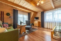 noclegi Zakopane Apartamenty Willa Olsza - wood house & mountain view