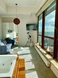 noclegi Gdynia SEA TOWERS PENTHOUSE 28-29 Two-Floors Sea View Panoramic Terrace 110m2 !!! Jacuzzi