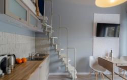 noclegi Międzyzdroje HolidayHomePL SLAVIA NEW 012 z antresolą i balkonem przy plaży