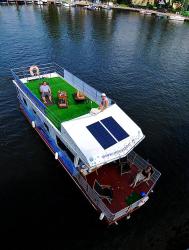 noclegi Giżycko HOUSEBOAT Mazury Frajda