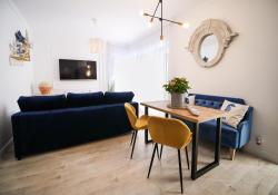 noclegi Ustka Luksusowe Apartamenty Bursztynowy Las ,,Morski Szafir z widokiem na Las w Ustce