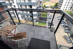noclegi Gdańsk Apartament Blue Bastion Wałowa 23c z klimatyzacją i miejscem parkingowym w podziemnym parkingu
