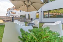 noclegi Mechelinki Apartament nadmorski z ogródkiem