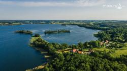 noclegi Srokowo Mieszkanie nad jeziorem Rydzówka+prywatny staw+plaża+Mazury