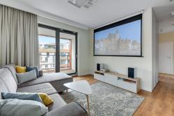 noclegi Gdańsk Premium Family & Business Old Town Riverside Apartment with parking