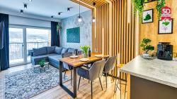 noclegi Świeradów-Zdrój Apartament Plant Luxe z Sauną ogólnodostępną - 5D Apartamenty