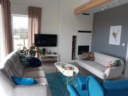 noclegi Kołczewo VILLA RA with garden and sauna at the Baltic Sea