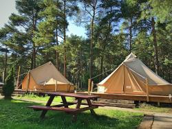 noclegi Łazy Slowly Glamping Osada Nad Wodą