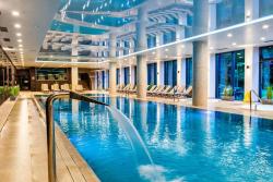 noclegi Kołobrzeg Nadmorskie Tarasy Pink&Blue - Apartament C215 Sea&Sun