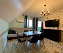 noclegi Krynica Morska APARTAMENT FAMILIJNY KRYNICA MORSKA - 10 osób 2 poziomy 2 łazienki kuchnia