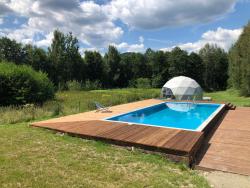 noclegi Ściegny Glamping Stodoła Dome