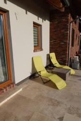 noclegi Stegna Willa Vita - Apartment z kominkiem i dużym tarasem, Sauna, Jacuzzi, Altana z Grill, z możliwością wynajmu dotakowych pokoi - Schönes Appartement mit Kamin und großer Terrasse, Sauna, Jacuzzi, Pavilion mit Grill und der Option zusätzliche Zimme