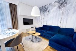 noclegi Rewal Apartament Golden View Rewal Morska 1 bezpośrednio przy plaży Basen Jacuzzi Sauna Siłownia Bawialnia