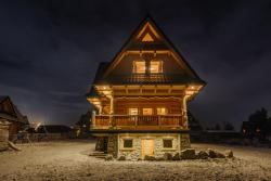 noclegi Murzasichle Domek Na Przełęczy wood house & mountain view