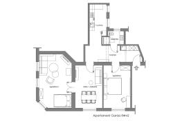 noclegi Sopot Sanhaus Apartments - GARDA - Apartament z 2 sypialniami i parkingiem