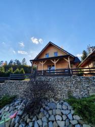 noclegi Falsztyn Borowikowe Zacisze drewniane domy z dostępem do balii i sauny