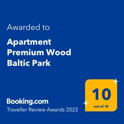 noclegi Stegna Apartment Premium Wood Baltic Park - 58m2, 3 pokoje