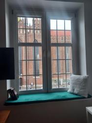 noclegi Gdańsk Apartment in Old Town - view of Mariacki Church