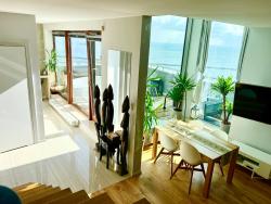 noclegi Gdynia SEA TOWERS PENTHOUSE 28-29 Two-Floors Sea View Panoramic Terrace 110m2 !!! Jacuzzi