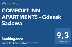 noclegi Gdańsk COMFORT INN APARTMENTS - Gdansk, Sadowa
