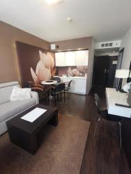 noclegi Kołobrzeg Apartament prywatny salon z aneksem kuchennym i sypialnią w hotelu Diva