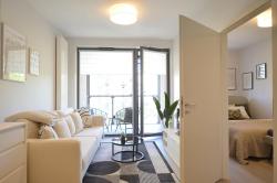 noclegi Gdańsk Green Estate Old Town Apartment, private parking, balcony
