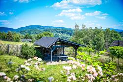 noclegi Myślenice Domek w górach - Prywatne Jacuzzi, Sauna, Grota Solna - PANORAMA CHEŁM SKI&SPA