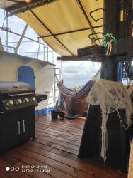 noclegi Puck Houseboat GDY-50, dom na wodzie z sauną i jacuzzi