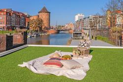 noclegi Gdańsk Domy Na Wodzie - La Mare Motlava Houseboats with Sauna by Downtown Apartments