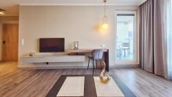 noclegi Międzyzdroje HolidayHomePL Bel Mare 314e z sypialnią i balkonem