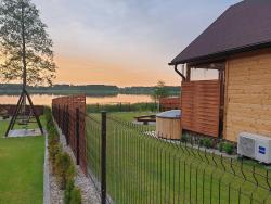 noclegi Kurzętnik Siedlisko nad jeziorem Skarlińskim 5B, mazury, jezioro, domek, bania