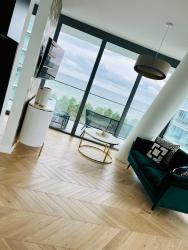 noclegi Międzyzdroje WAVE APARTMENT TYBALLTIC 7th Floor with two bedrooms and sea view!