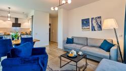 noclegi Niechorze Rezydencja Niechorze 208 z 2 sypialniami, 2 łazienkami z Basenem, Sauną, Jacuzzi, przy samej PLAŻY - 5D Apartments
