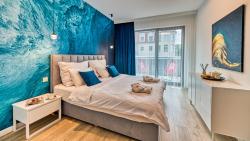 noclegi Niechorze Rezydencja Niechorze 208 z 2 sypialniami, 2 łazienkami z Basenem, Sauną, Jacuzzi, przy samej PLAŻY - 5D Apartments