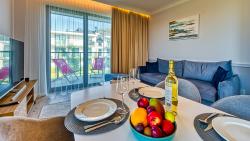 noclegi Niechorze Rezydencja Niechorze 209 z 2 sypialniami, 2 łazienkami, z Basenem, Sauną, Jacuzzi, przy samej PLAŻY - 5D Apartments