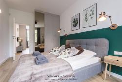 noclegi Gdańsk Family Luxury Green Apartment 1-6, 2 sypialnie i studio, 52 m2, SUMMERWINTER Brand