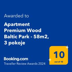 noclegi Stegna Apartment Premium Wood Baltic Park - 58m2, 3 pokoje